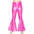 thumbnail image 1 of Stretch Is Comfort Girl's Poly/Spandex Stretch Bell Bottoms Flare Pants Mystique Hot Pink Small, 1 of 6
