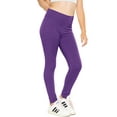 thumbnail image 1 of Stretch Is Comfort Girls Cotton High Waisted Leggings | Child Size 4-14, 1 of 5