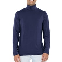Stretch Is Comfort Men's Oh So Soft Luxe Long Sleeve Stretch Turtleneck | Adult Small- 3x