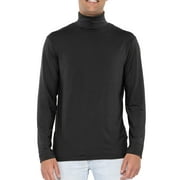 Stretch Is Comfort Men's Oh So Soft Luxe Long Sleeve Stretch Turtleneck | Adult Small- 3x