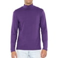 thumbnail image 1 of Stretch Is Comfort Men's Oh So Soft Luxe Mock Neck Turtleneck Long Sleeve Shirt | Adult Small- 5x, 1 of 6