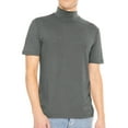 thumbnail image 1 of Stretch Is Comfort Men's Poly Spandex Short Sleeve Mock Neck | Adult Small- 5x, 1 of 6
