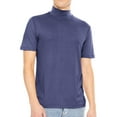 thumbnail image 1 of Stretch Is Comfort Men's Poly Spandex Short Sleeve Mock Neck | Adult Small- 5x, 1 of 6