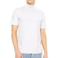 thumbnail image 1 of Stretch Is Comfort Men's Poly Spandex Short Sleeve Mock Neck | Adult Small- 5x, 1 of 6