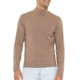 thumbnail image 1 of Stretch Is Comfort Men's Ribbed Long Sleeve Mock Neck Turtleneck | Adult Small- 3x, 1 of 6