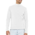 thumbnail image 1 of Stretch Is Comfort Men's Ribbed Long Sleeve Mock Neck Turtleneck | Adult Small- 3x, 1 of 6