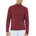 thumbnail image 1 of Stretch Is Comfort Men's Ribbed Long Sleeve Mock Neck Turtleneck | Adult Small- 3x, 1 of 6