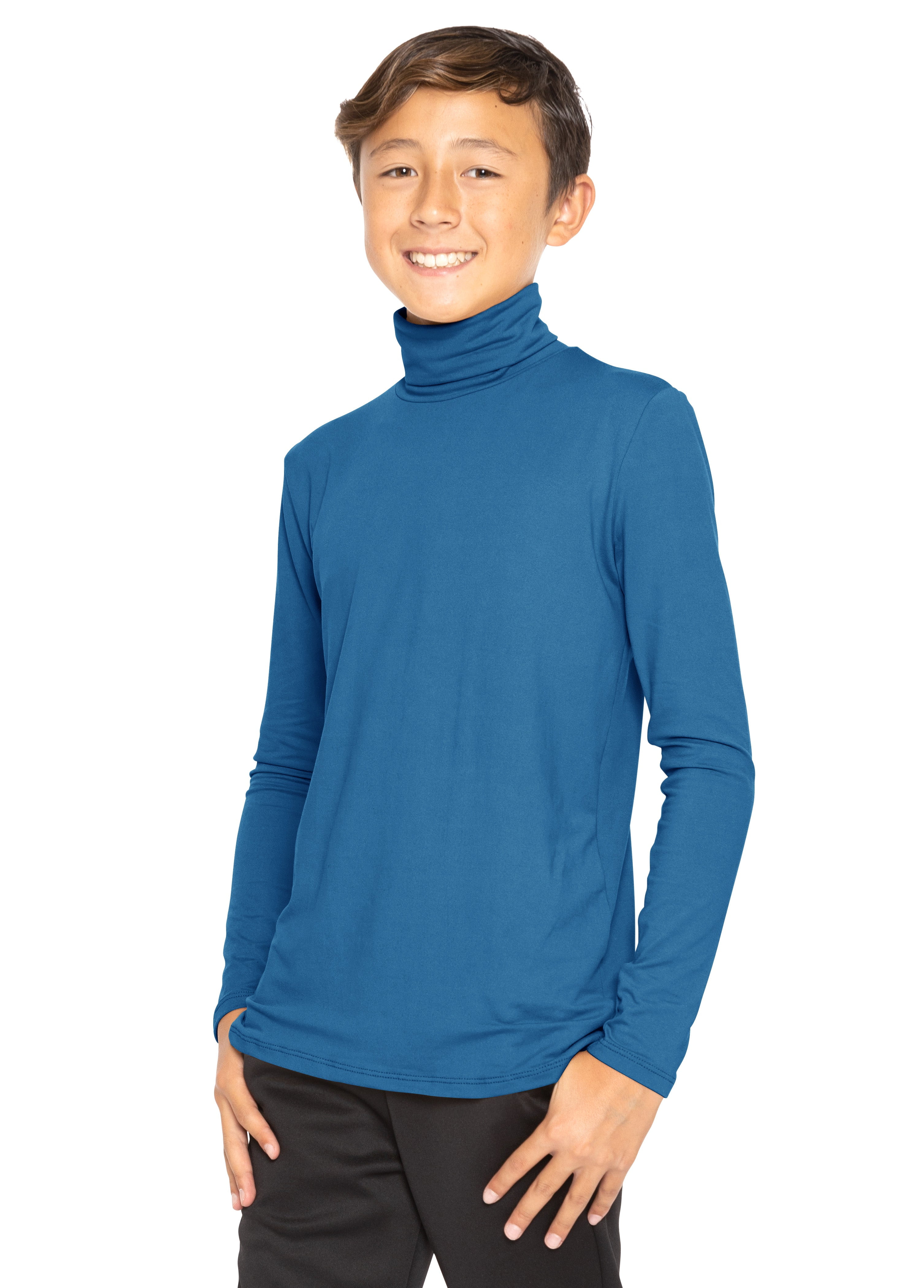 Stretch Is Comfort Oh so Soft Boy's Long Sleeve Turtleneck