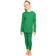 thumbnail image 1 of Stretch Is Comfort Oh so Soft Youth Girl's Set Long Sleeve Crew and Leggings Kelly Green XX-Large, 1 of 6