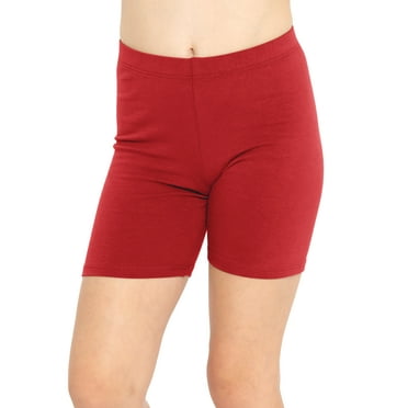 Stretch Is Comfort Premium Stretch Youth Girls Oh so Soft Biker Shorts| Child Size 4 -16