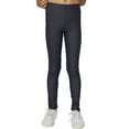 thumbnail image 1 of Stretch Is Comfort Stretchy Girl's Cotton Leggings Denim Blue X-Large, 1 of 6
