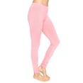 thumbnail image 1 of Stretch Is Comfort Women's Cotton Full Length Leggings Light Pink Medium, 1 of 7