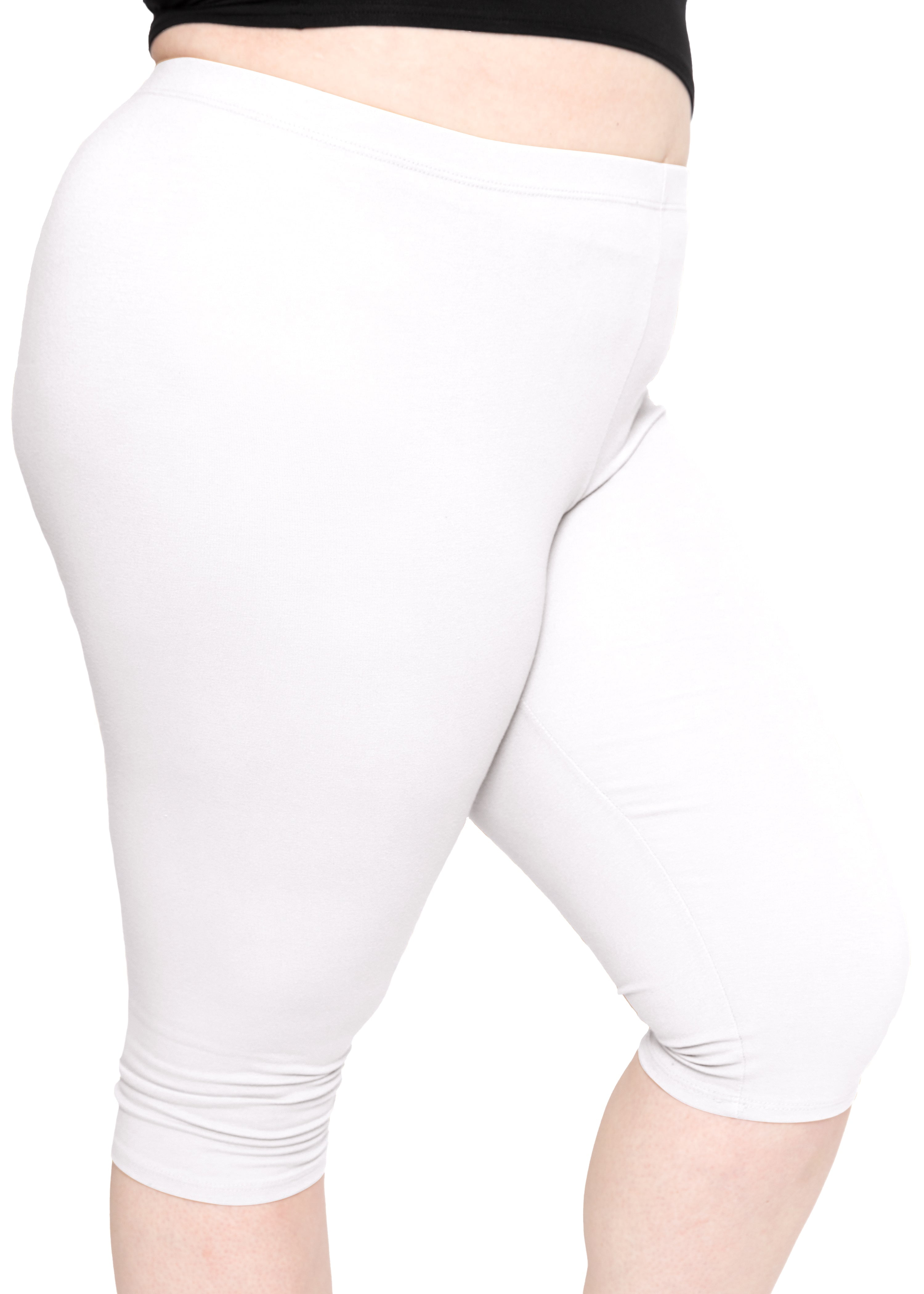 Stretch Is Comfort Women's Cotton/Spandex Plus Size Knee Length