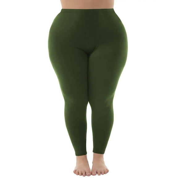 Stretch Is Comfort Women's Cotton/Spandex Plus Size Leggings