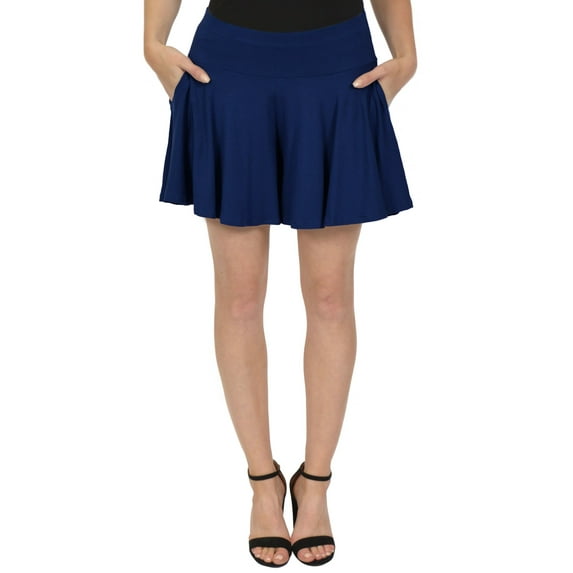 Stretch Is Comfort Women's Flowy Skort Wide Leg Shorts with Pockets | Adult Small- 5x