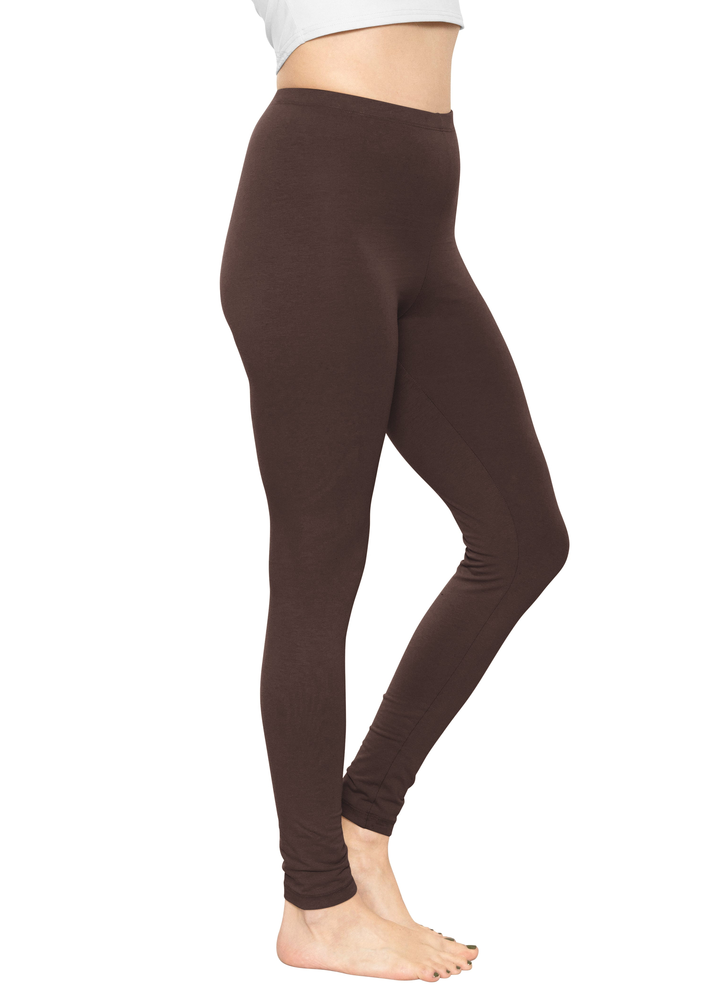 Womens Premium Cotton Full Length Leggings Multi Colors (S-XL) - KOGMO