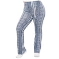 thumbnail image 1 of Stretch Is Comfort Women's High Waist Cotton Bootcut Yoga Pants Boho Chakra Blue 3X, 1 of 8