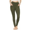 thumbnail image 1 of Stretch Is Comfort Women's High Waist Cotton Stretch Pencil Pants Front Pockets |Adult Xsmall - 3x, 1 of 7