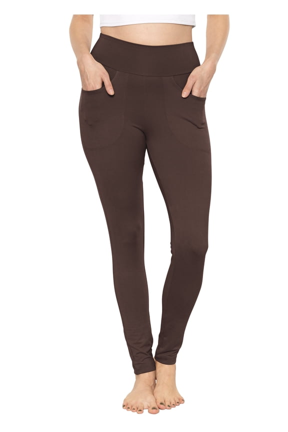 Women's High Waist Cotton Stretch Pencil Pants Front Pockets |Adult Xsmall - 3x