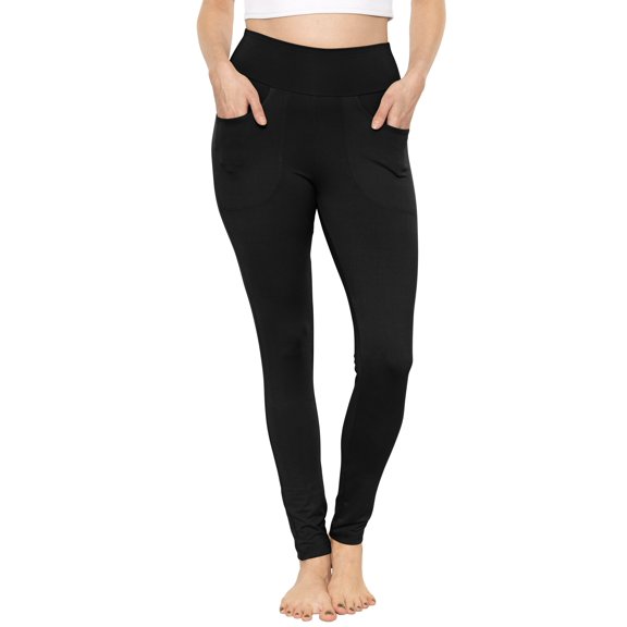 Stretch Is Comfort Women's High Waist Cotton Stretch Pencil Pants Front Pockets |Adult Xsmall - 3x
