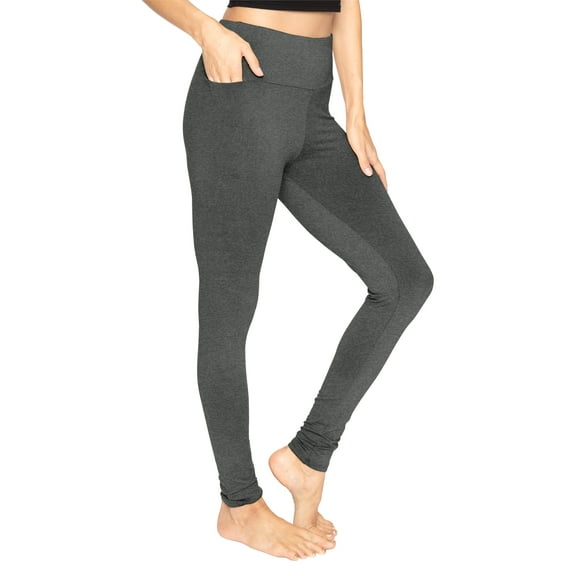 Stretch Is Comfort Women's High Waist Oh so Soft Full Length Leggings with Pocket| Xsmall- 5x