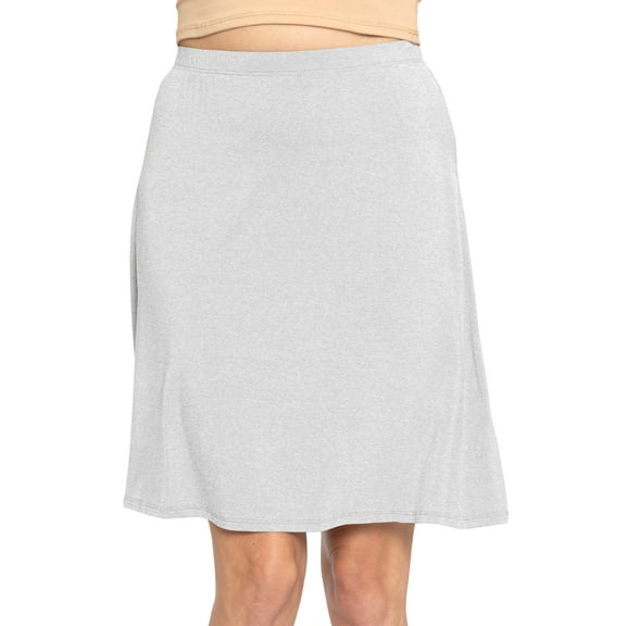 Stretch Is Comfort Women's Knee Length A-Line Flowy Skirt | Adult Xsmall- 5x