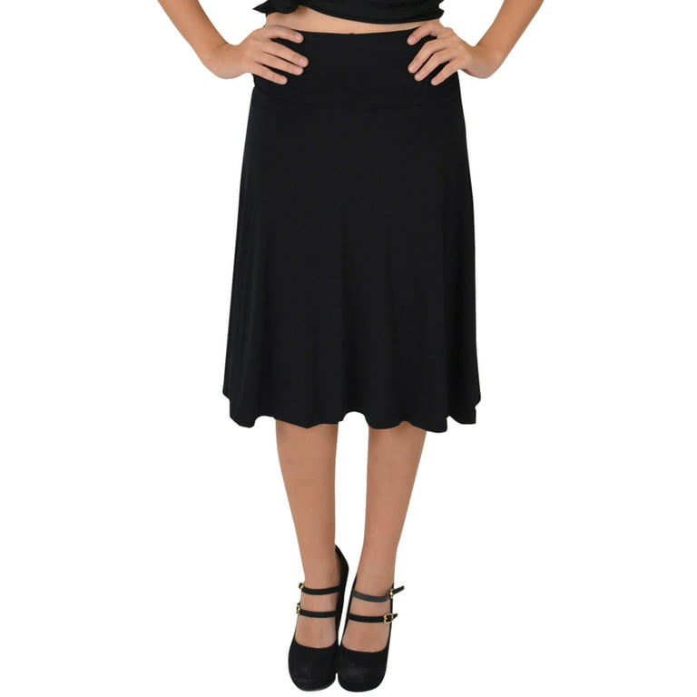 Stretch is Comfort Women's Comfortable Soft Stretch MIDI Skirt – Stretch Is  Comfort