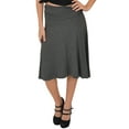 thumbnail image 1 of Stretch Is Comfort Women's Knee Length Flowy Skirt | Adult Xsmall- 3x, 1 of 6
