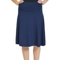 thumbnail image 1 of Stretch Is Comfort Women's Knee Length Flowy Skirt | Adult Xsmall- 3x, 1 of 6