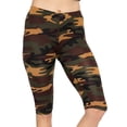 thumbnail image 1 of Stretch Is Comfort Women's Knee-Length Leggings| Cotton Spandex | Adult Xsmall-Large, 1 of 6