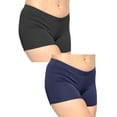 thumbnail image 1 of Stretch Is Comfort Women's Nylon/Spandex Booty Shorts | Small- 3x, 1 of 6