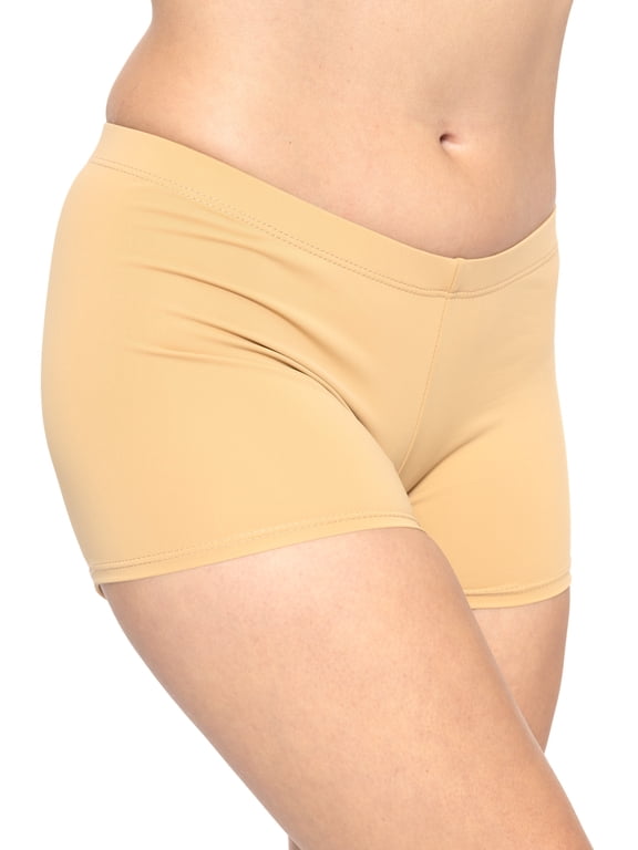 Women's Nylon/Spandex Booty Shorts | Small- 3x