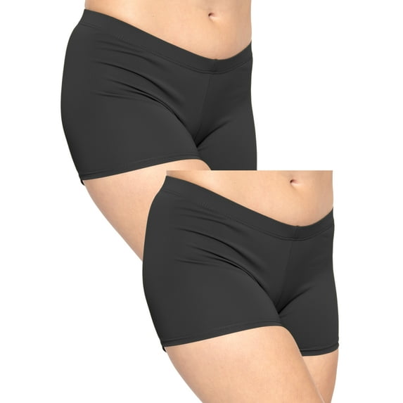 Stretch Is Comfort Women's Nylon/Spandex Booty Shorts | Small- 3x