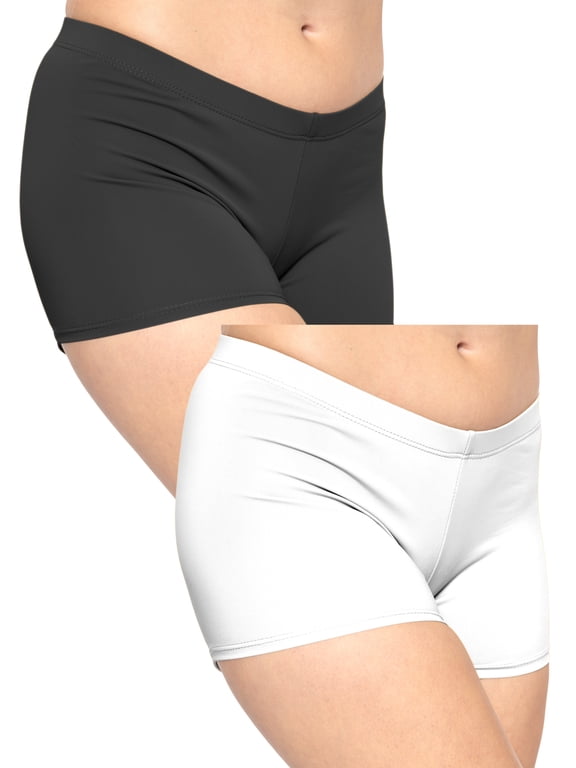 Women's Nylon/Spandex Booty Shorts | Small- 3x