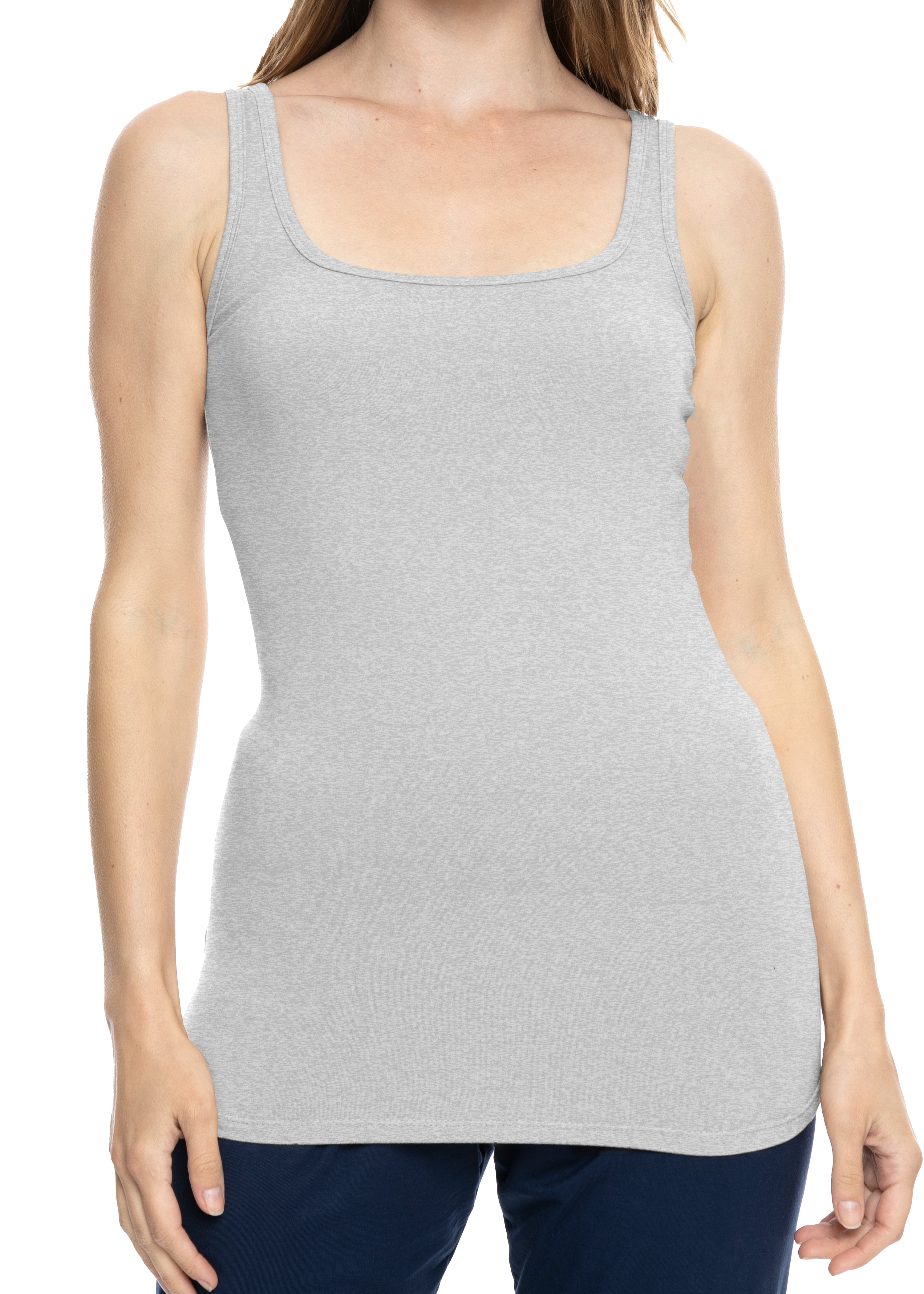 Stretch Is Comfort Women's Oh So Soft Long Length Base Layer Tank Top