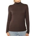 thumbnail image 1 of Stretch Is Comfort Women's Oh So Soft Long Sleeve Mock Neck Top | Adult Small-Large, 1 of 6