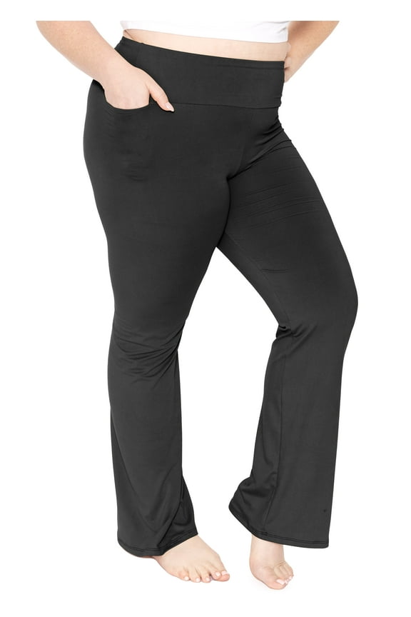 Women's Oh so Soft High Waist Bootcut Yoga Pants with Pocket| Adult Small-5x