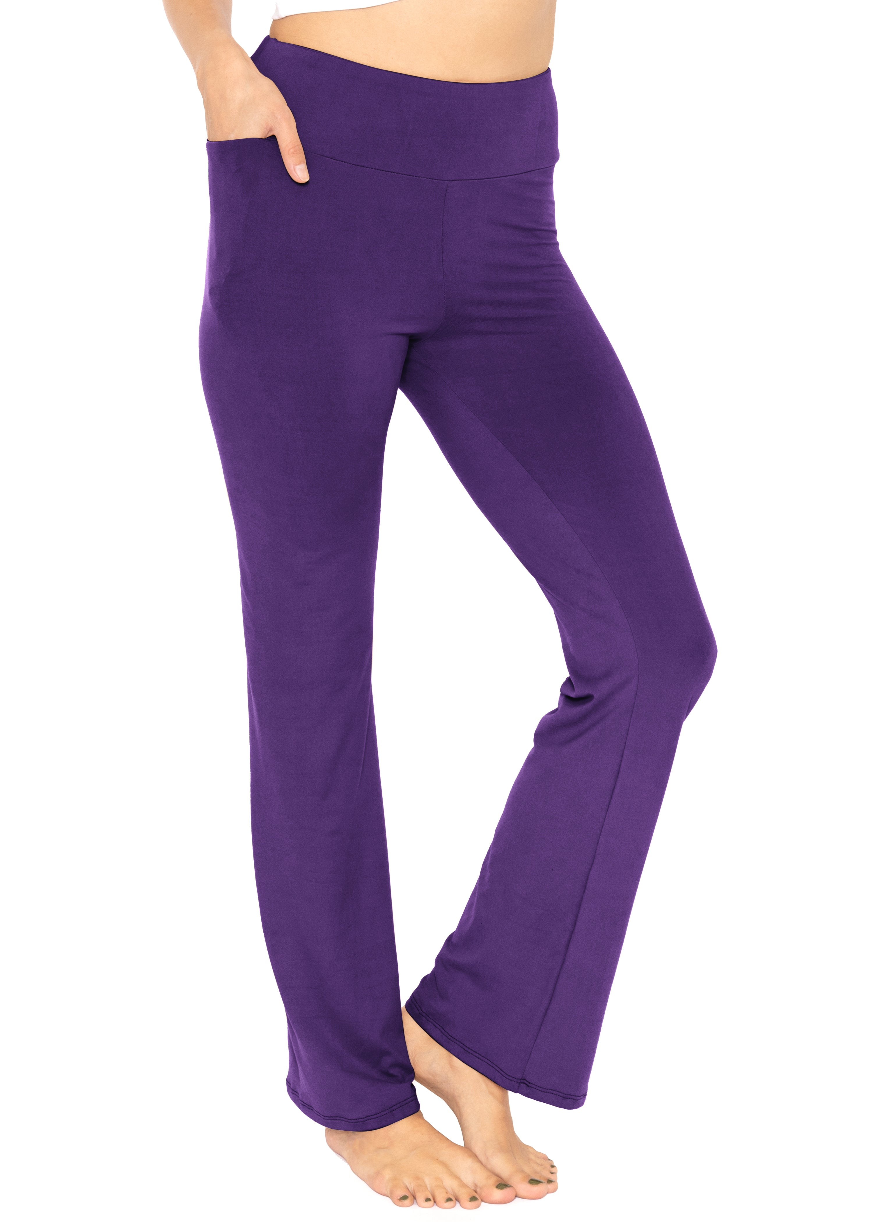 Stretch Is Comfort Women's Oh so Soft High Waist Bootcut Yoga Pants