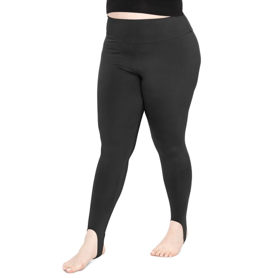 Stretch Is Comfort Women's Oh so Soft High Waist Stirrup Leggings| Adult Small- 3x