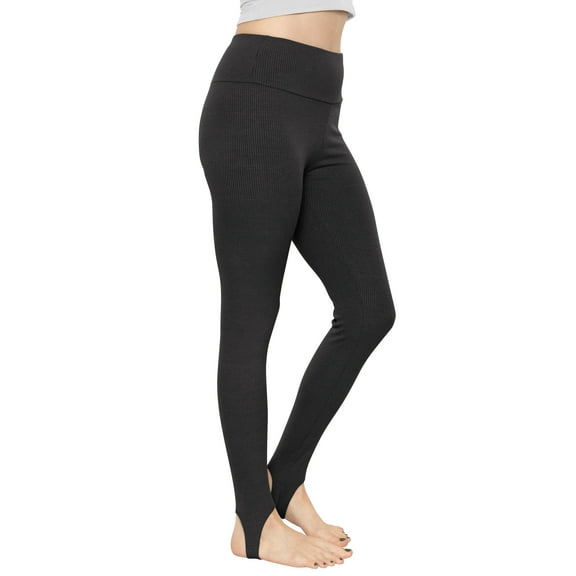 Stretch Is Comfort Women's Oh so Soft High Waist Stirrup Leggings| Adult Small- 3x