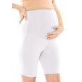 thumbnail image 1 of Stretch Is Comfort Women's Oh so Soft Luxe Maternity Biker Shorts | Adult Small- 2x, 1 of 6
