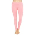 thumbnail image 1 of Stretch Is Comfort Women's Oh so Soft PS Leggings Light Pink 5X, 1 of 6