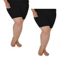 thumbnail image 1 of Stretch Is Comfort Women's Pack of 2 Oh so Soft Bike Shorts | Adult Small- 7x, 1 of 7