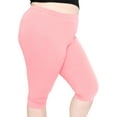 thumbnail image 1 of Stretch Is Comfort Women's Plus Oh So Soft Knee Length Leggings | Adult Xlarge-7x, 1 of 6