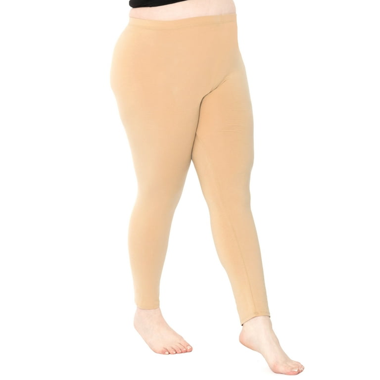 Stretch Is Comfort Women s Plus Oh So Soft Solid and Print Leggings Adult Xlarge 7x