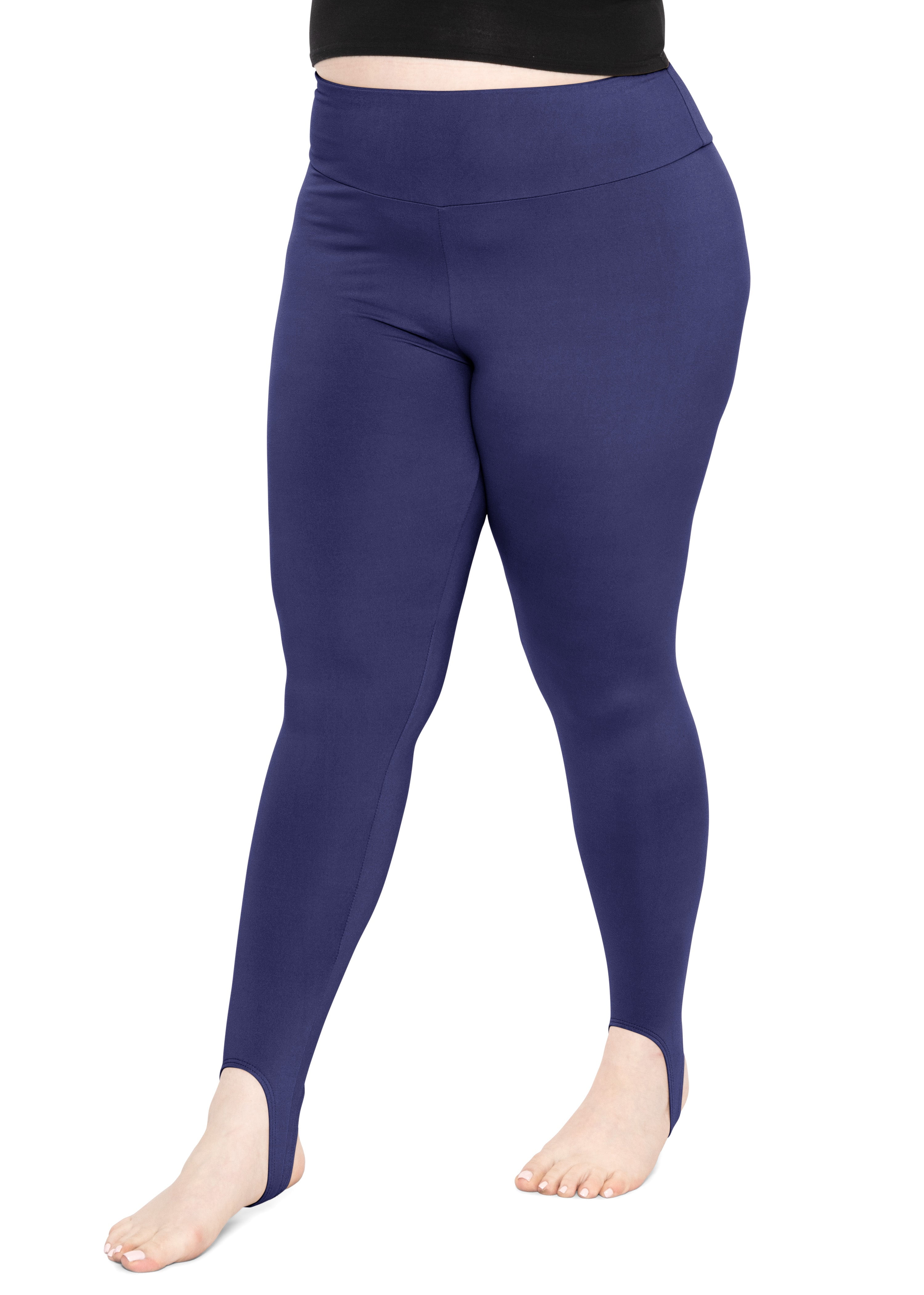 Stretch Is Comfort Women's Plus Oh so Soft High Waist Stirrup Leggings|  Adult Xlarge-3x