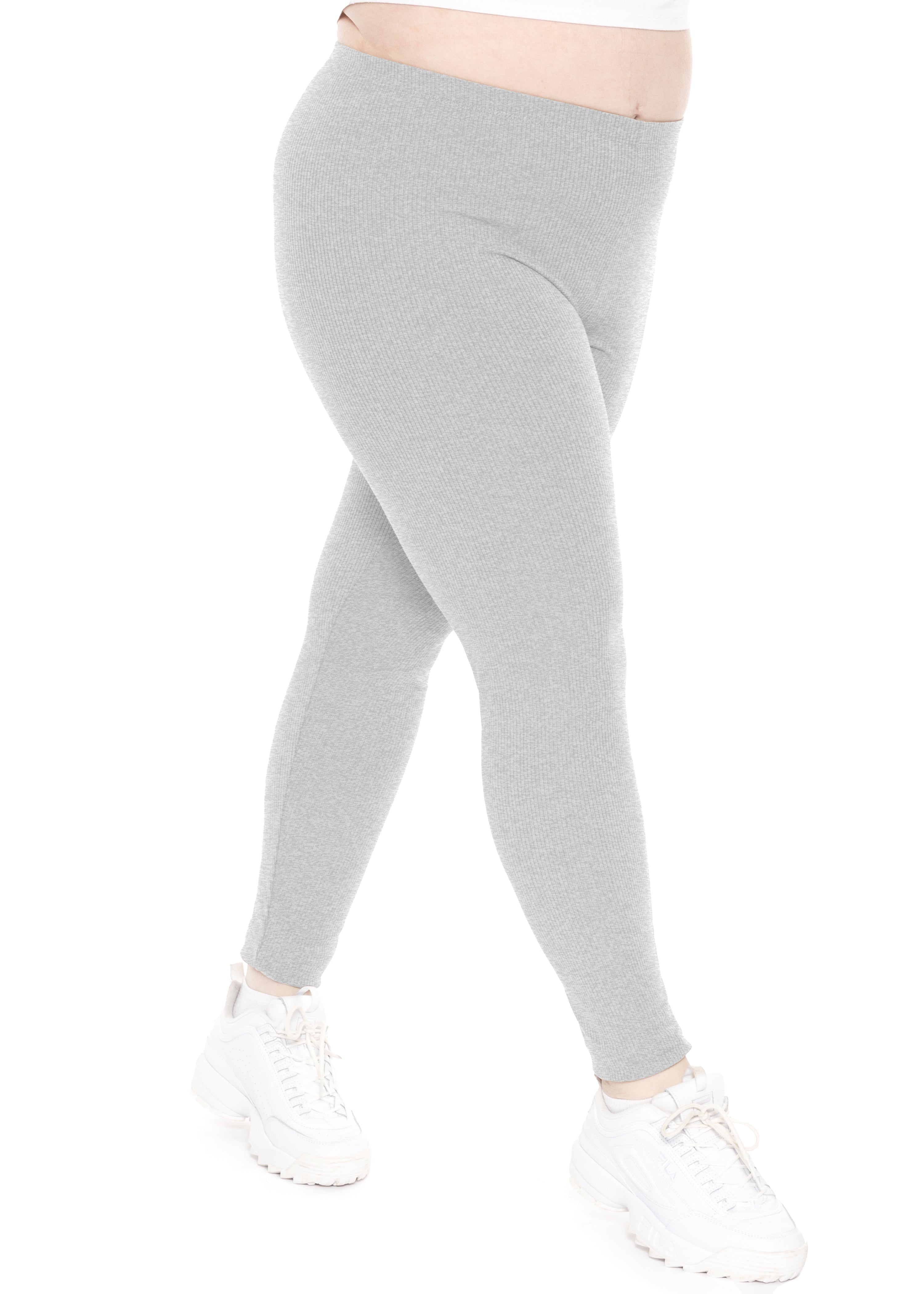Stretch Is Comfort Women's Plus Oh so Soft Ribbed Leggings