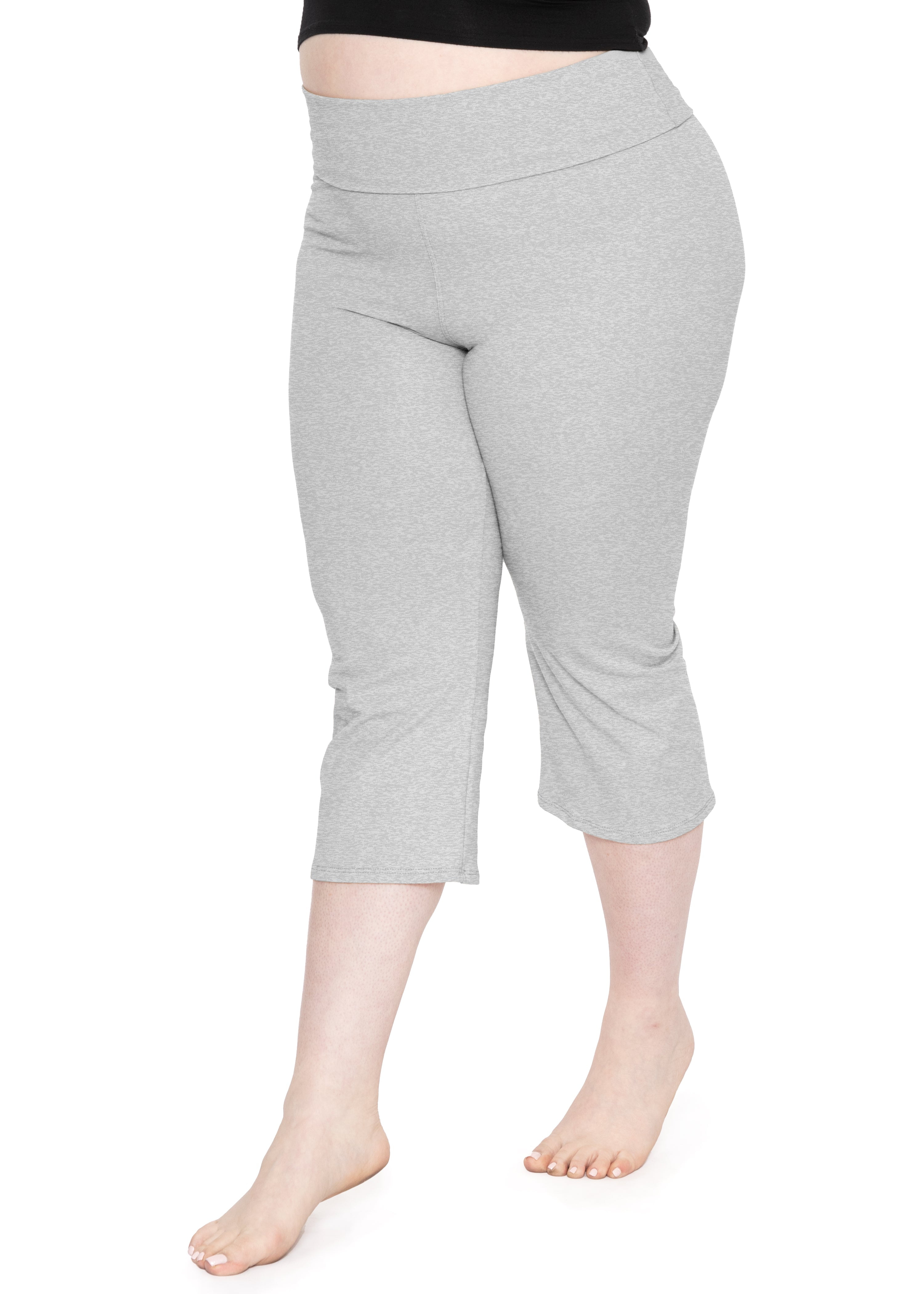 Stretch Is Comfort Women's Plus Size Capri Yoga Pants