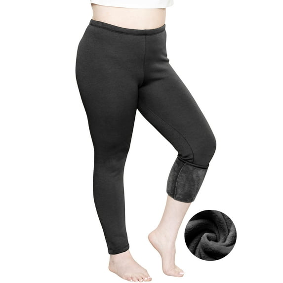Stretch Is Comfort Women's Plush Minky Fleece Leggings | Adult Small- 5x