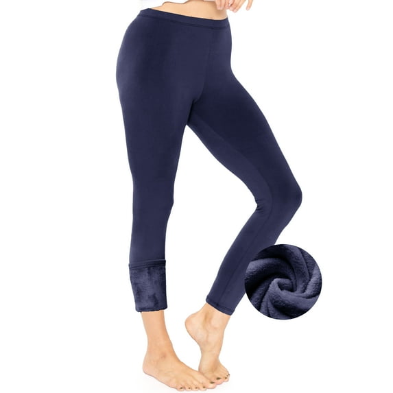 Stretch Is Comfort Women's Plush Minky Fleece Leggings | Adult Small- 5x